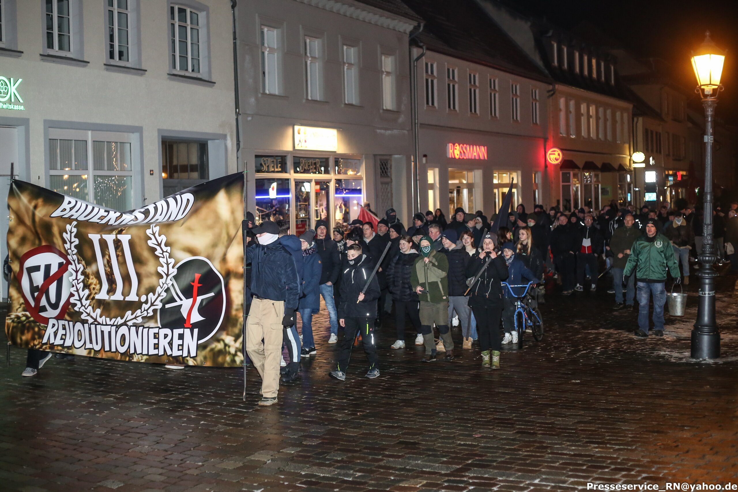 Eine rechte Demonstration